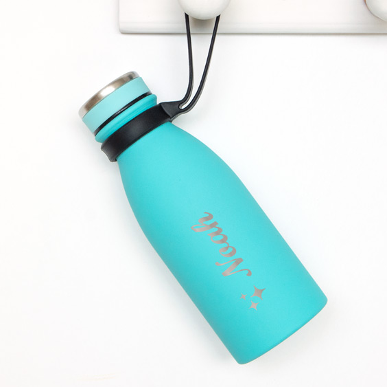 Aquamarine Customizable Engraved Thermal Bottle Tandem 350ml