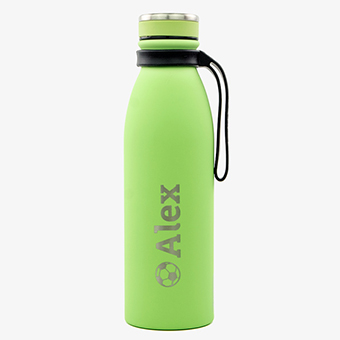 Apple Green Personalised Thermal 500ml Bottle by Tandem