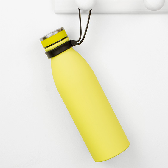 Personalisierte Thermosflasche Tandem graviert 500 ml Lemon