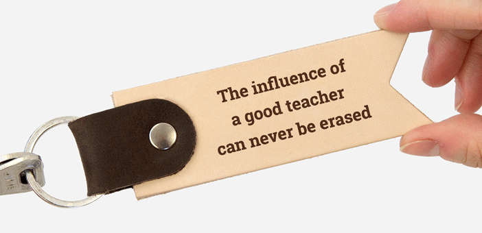 Custom Leather Keyring