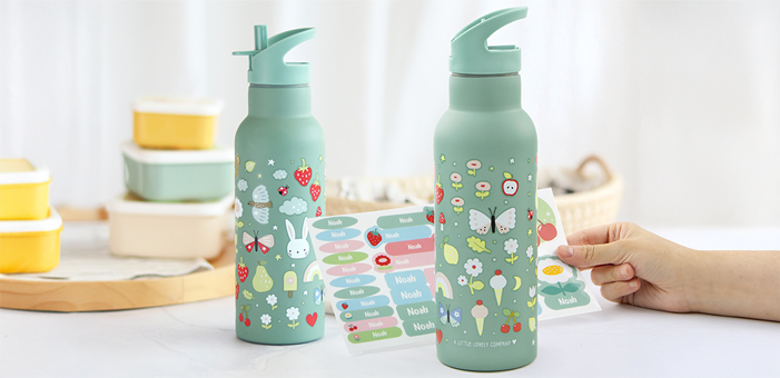 Botella térmica de acero inoxidable Joy A Little Lovely Company personalizable