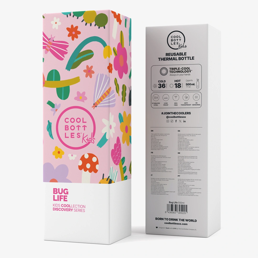 Personalisierte Thermosflasche Cool Bottles 500 ml – Bug Life