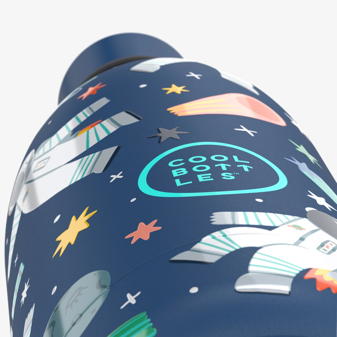 Personalisierte Thermosflasche Cool Bottles 500 ml – Galactic Ride Personalisierte Thermosflasche Cool Bottles 500 ml – Galactic Ride