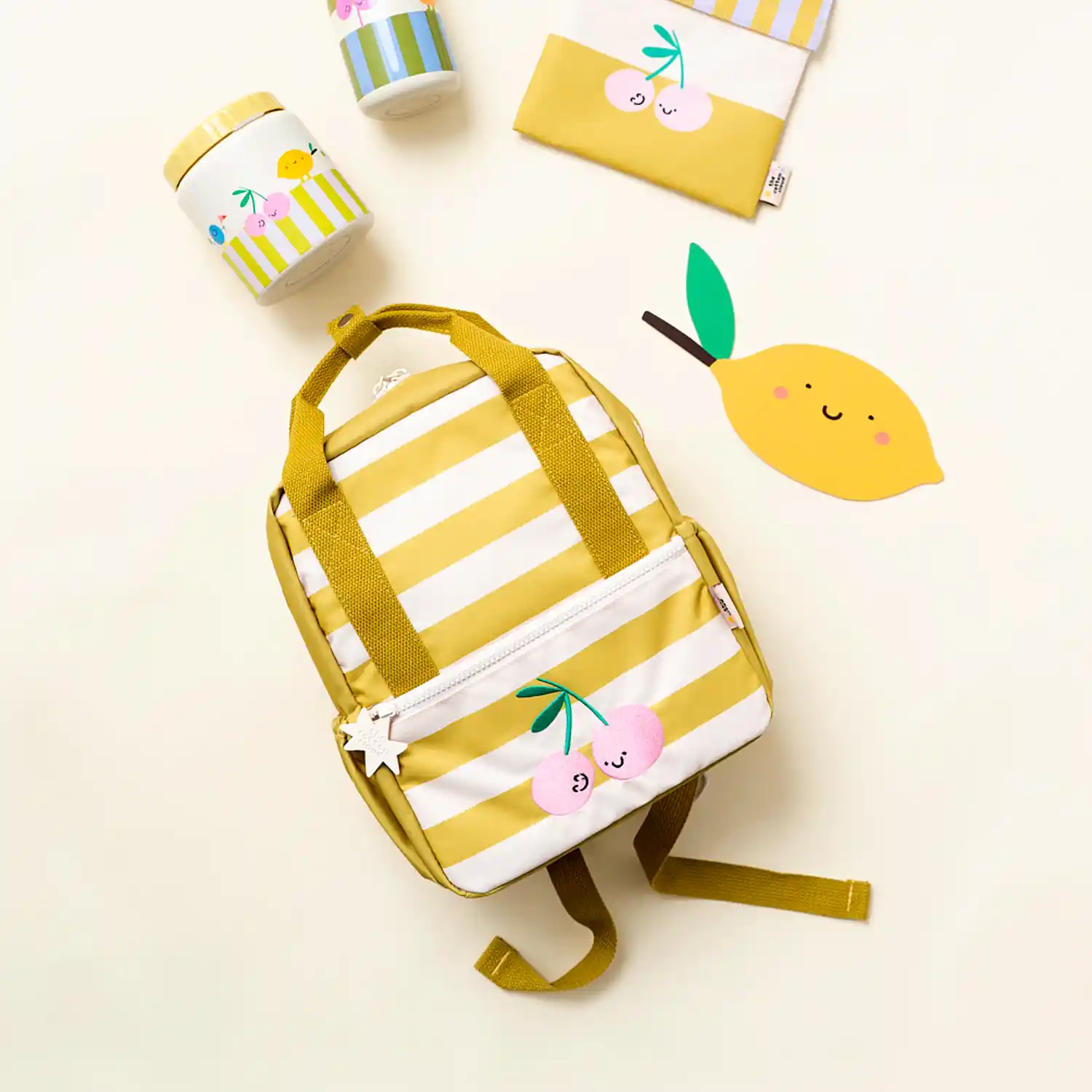 Customisable Cherry Pop Cotton Cloud backpack