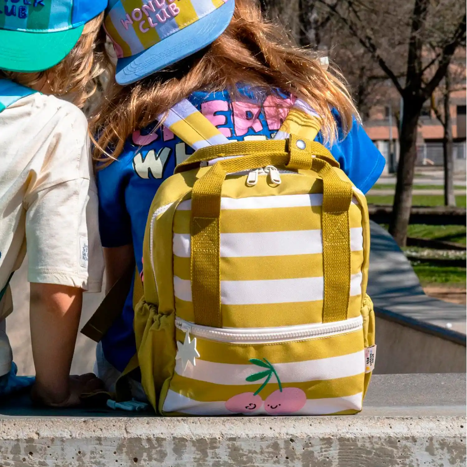 Customisable Cherry Pop Cotton Cloud backpack