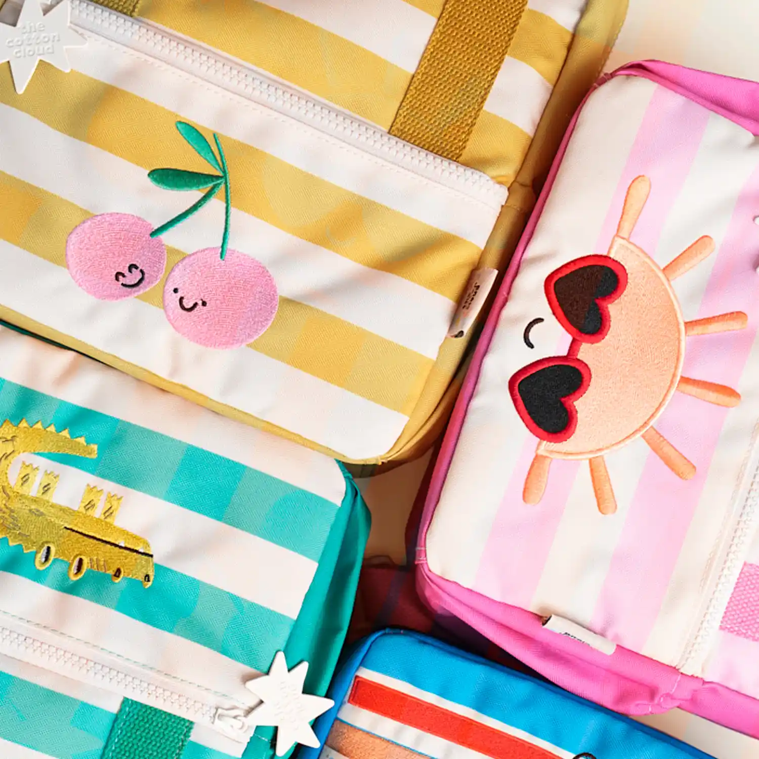 Customisable Cherry Pop Cotton Cloud backpack
