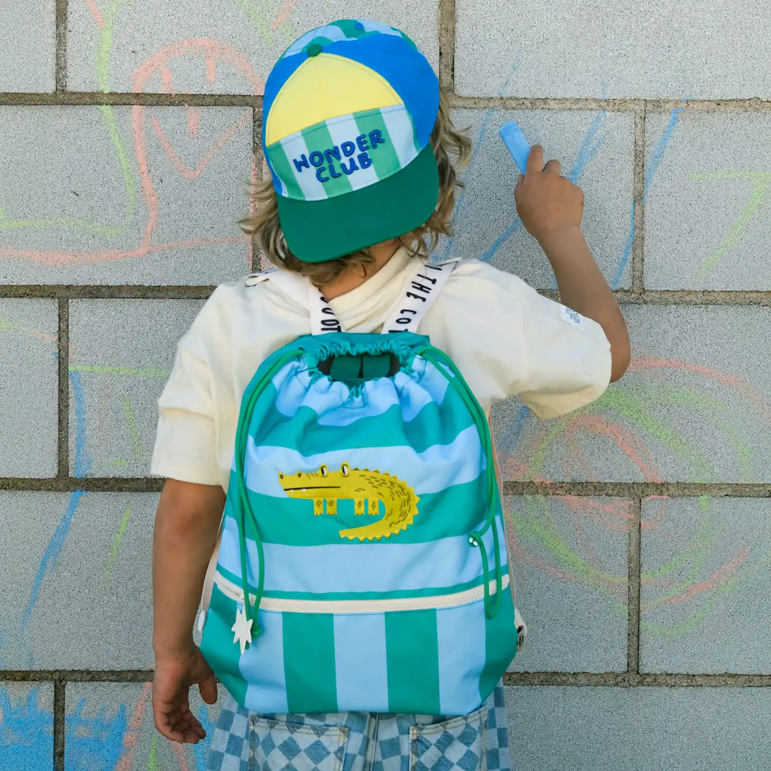 Motxilla sac infantil Cotton Club Croc Rock personalitzable Motxilla sac infantil Cotton Club Croc Rock personalitzable