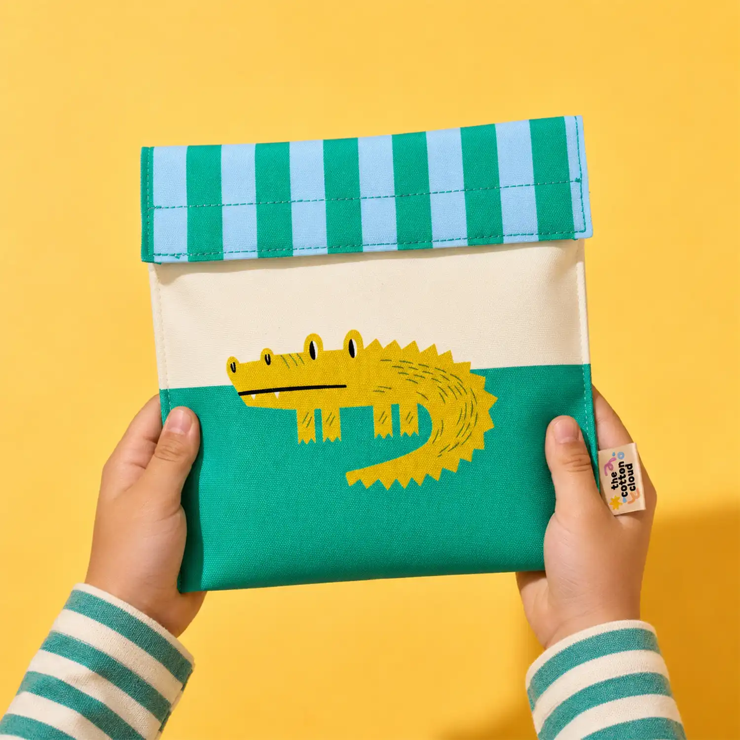カスタマイズ可能なCroc Rock Cotton Cloudスナックポーチ カスタマイズ可能なCroc Rock Cotton Cloudスナックポーチ