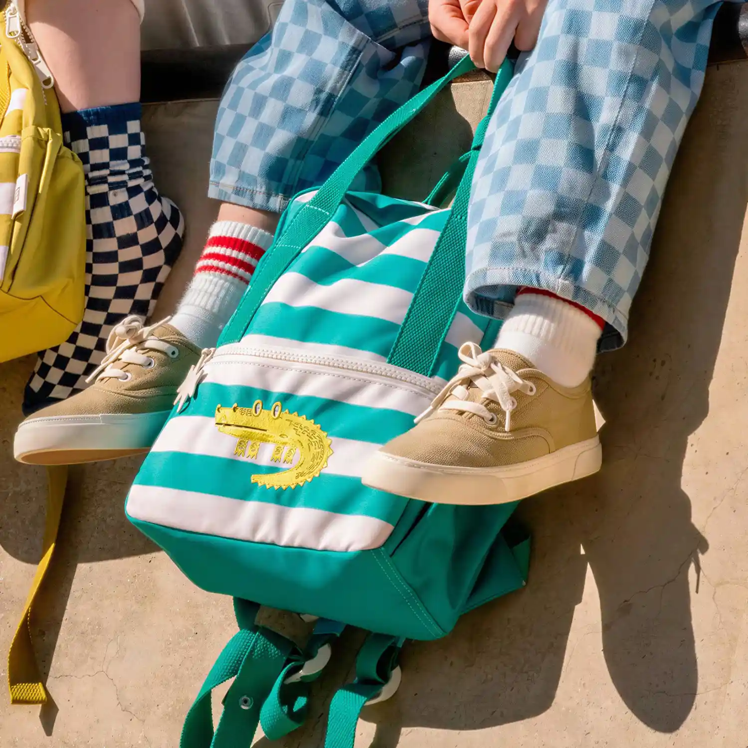 Customisable Croc Rock Cotton Cloud backpack