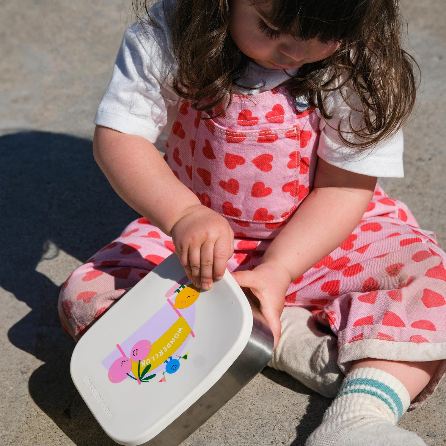 Personalised Cherry Pop stainless steel lunch box