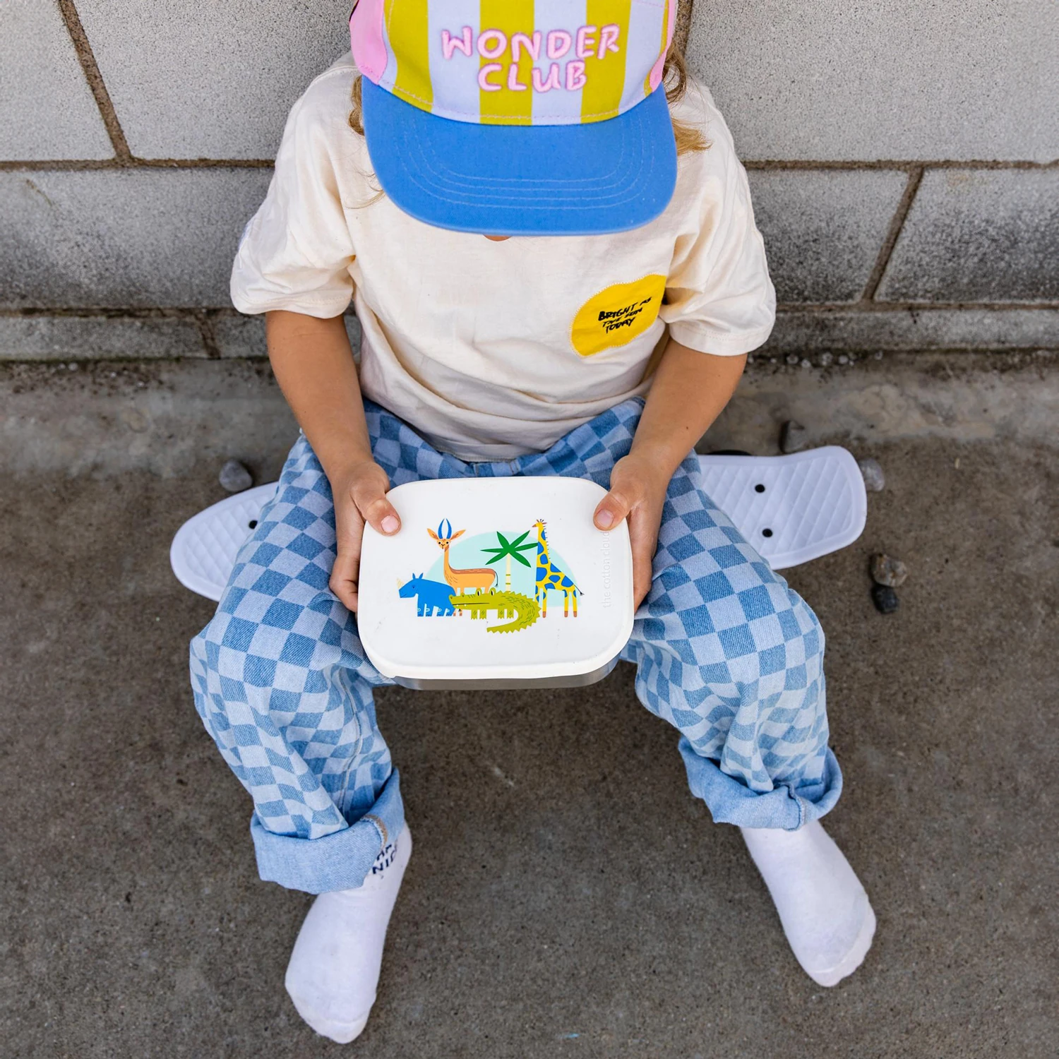 Personalised Croc Rock stainless steel lunch box