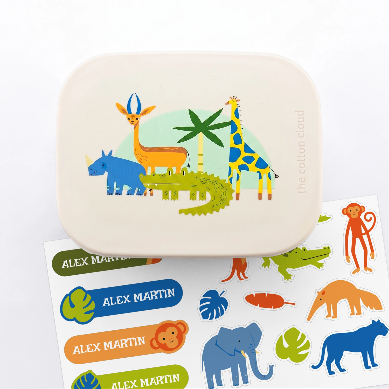 Personalised Croc Rock stainless steel lunch box