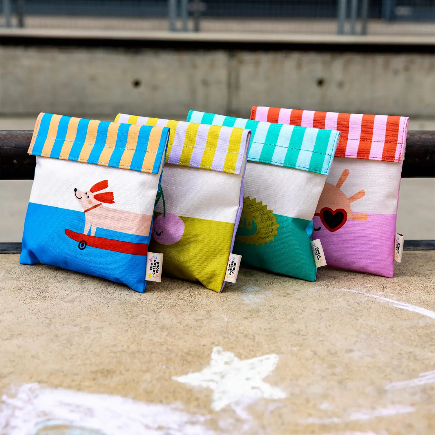 Customizable Cotton Cloud snack pouch Customizable Cotton Cloud snack pouch
