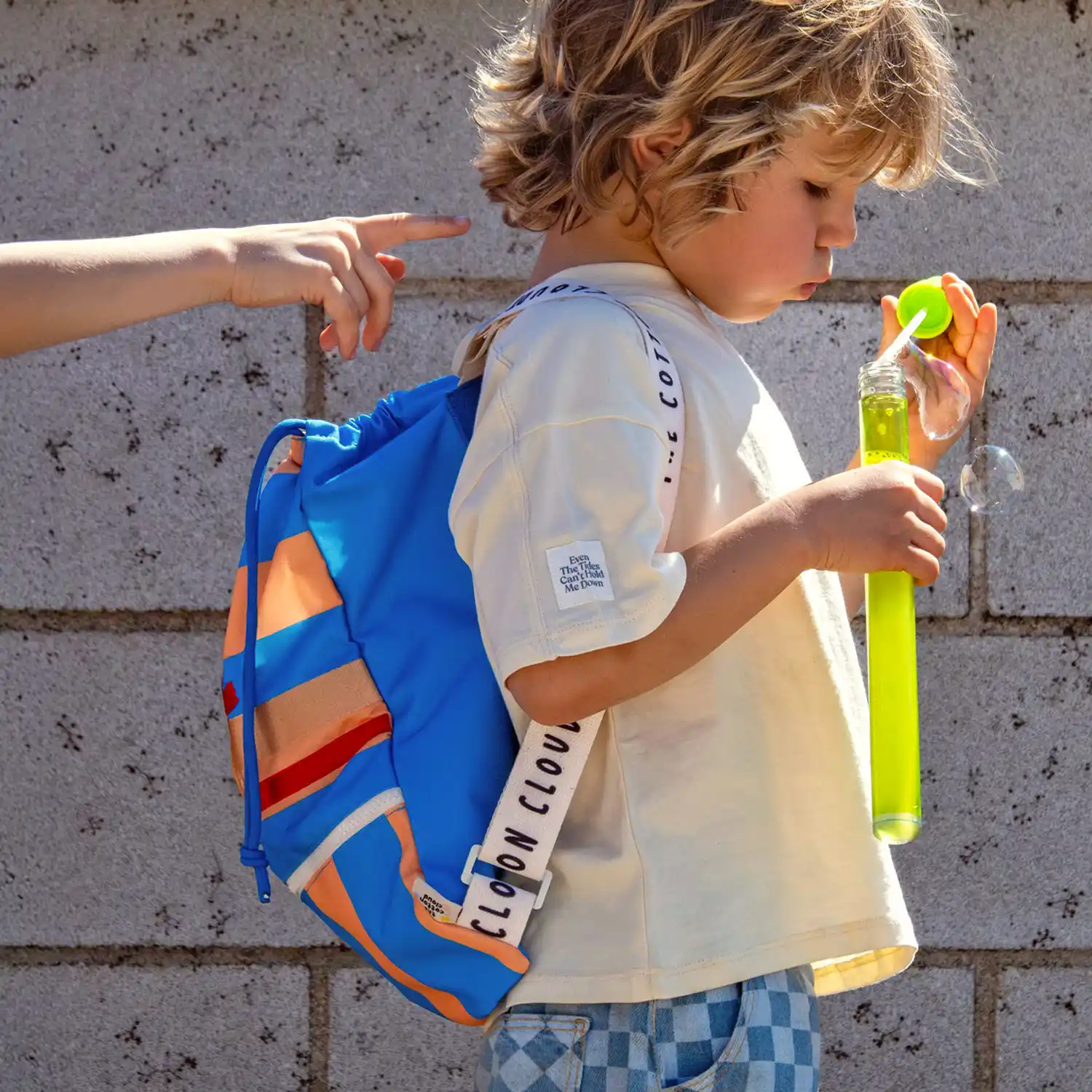 Mochila saco infantil Cotton Club Woof Gang personalizable Mochila saco infantil Cotton Club Woof Gang personalizable