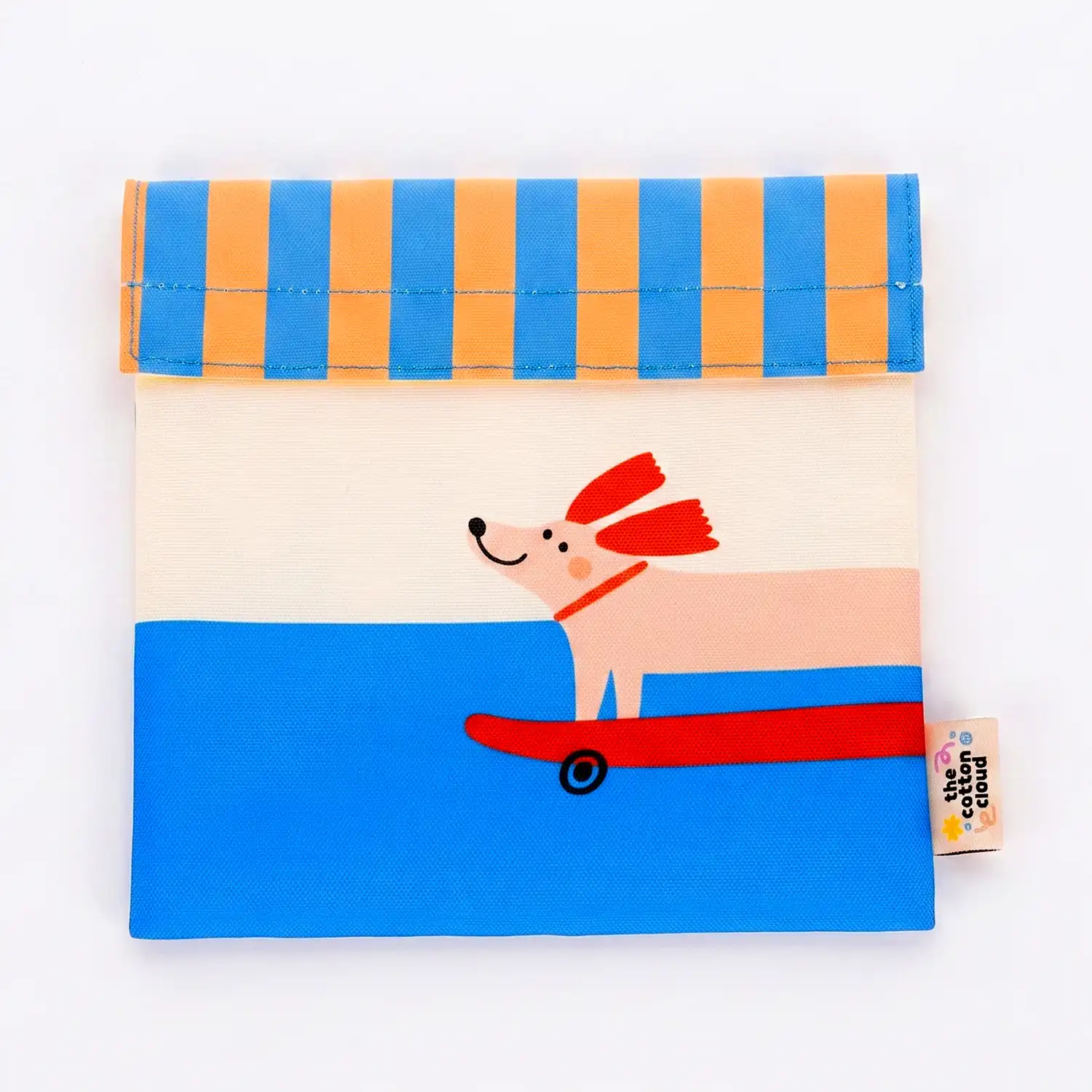 カスタマイズ可能なWoof Gang Cotton Cloudスナックポーチ カスタマイズ可能なWoof Gang Cotton Cloudスナックポーチ