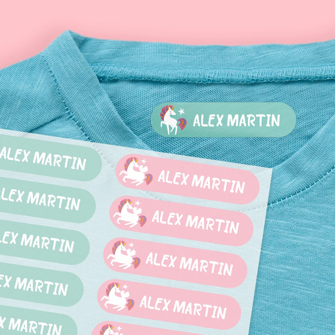 Kleine thematische Bügeletiketten Kleine thematische Bügeletiketten