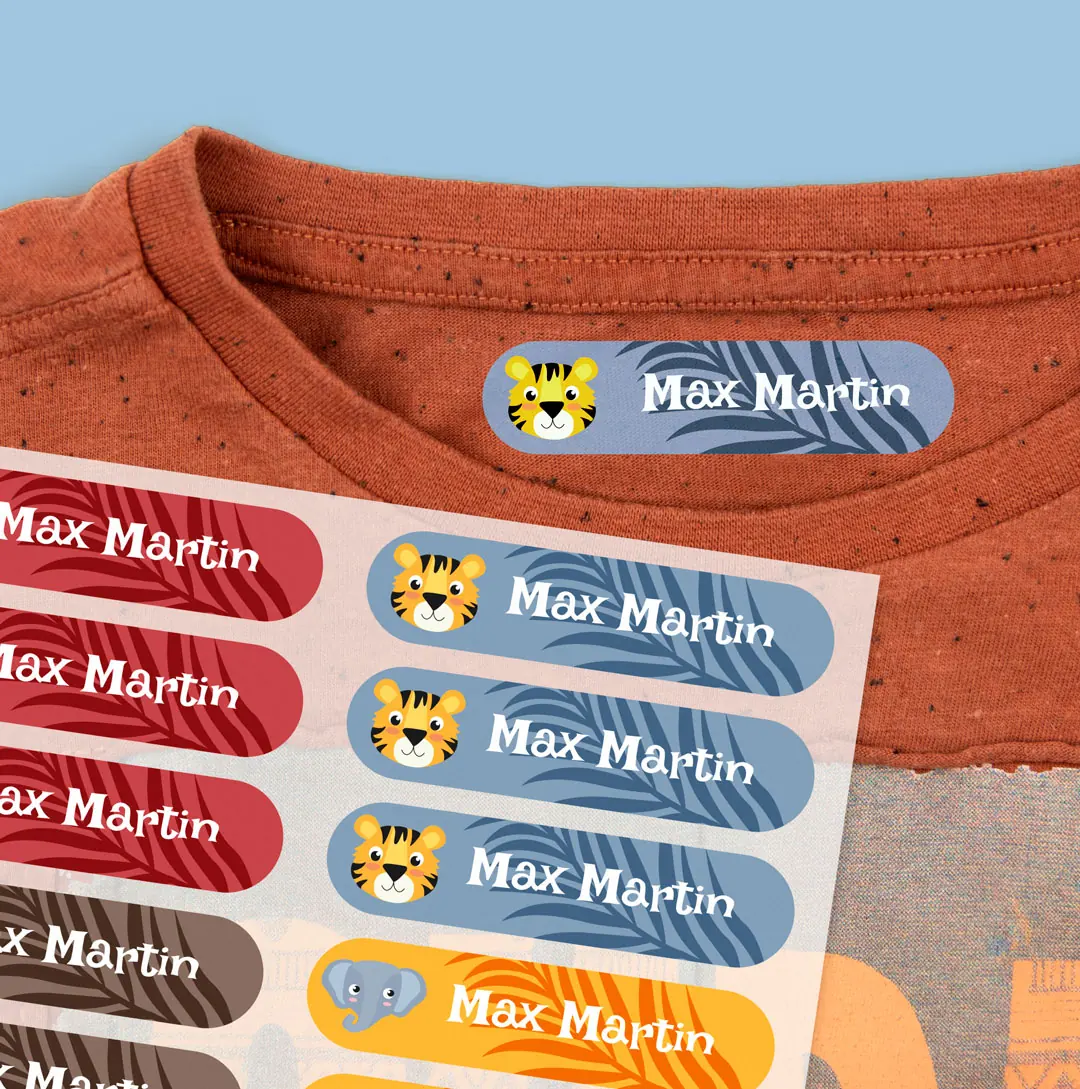 Kleine thematische Bügeletiketten Kleine thematische Bügeletiketten