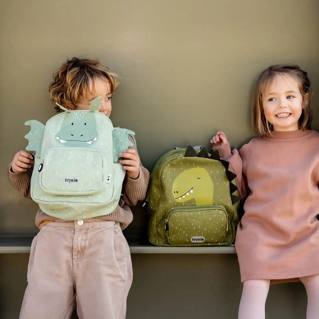Grand sac à dos Trixie maternelle Mr. Dragon personnalisée