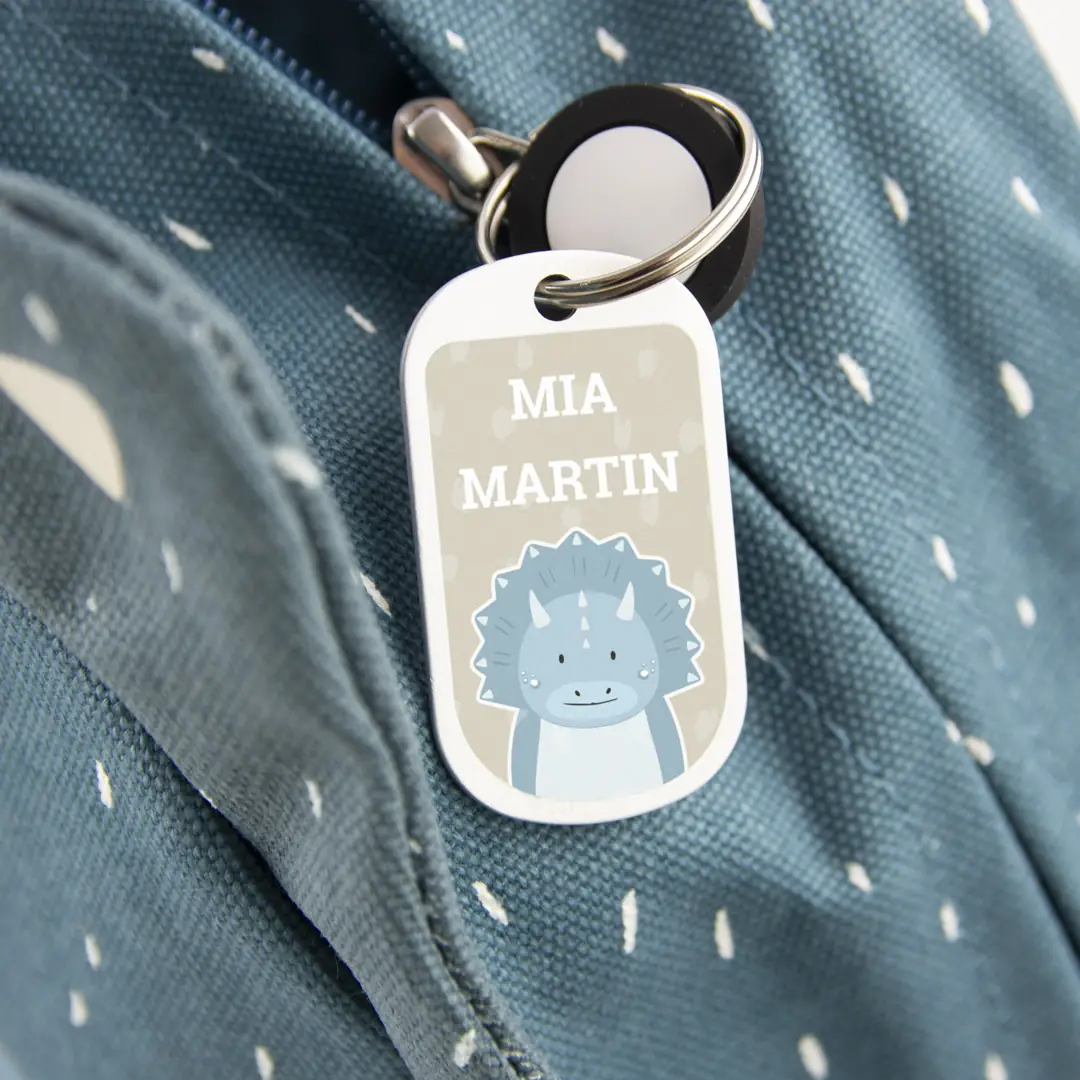 Mochila grande Mr. Triceratops Trixie personalizable