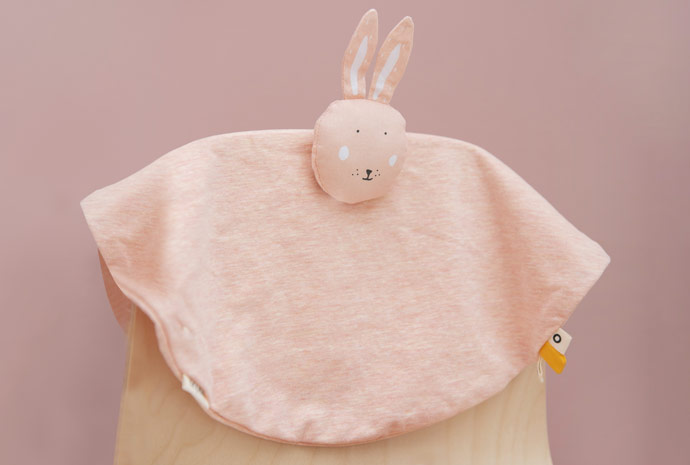 Personalized Baby Comforter Mrs. Rabbit by Trixie Personalized Baby Comforter Mrs. Rabbit by Trixie