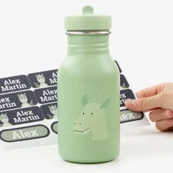 Botella Mr. Dragon Trixie personalizable para niños
