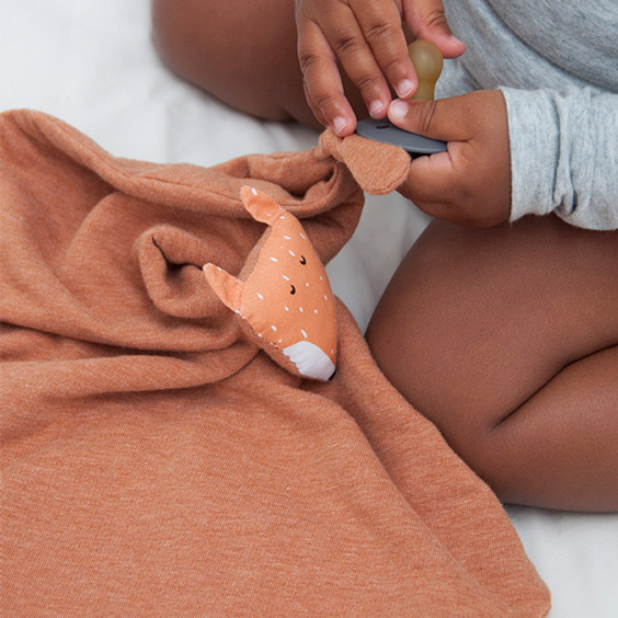 Personalized Baby Comforter Mr. Fox by Trixie