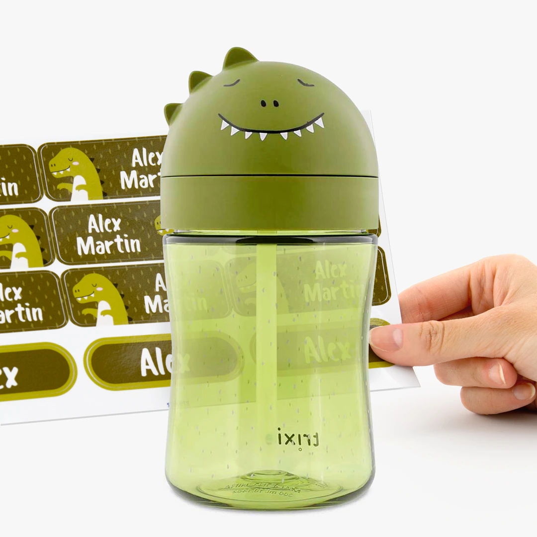 Trixie Mr Dino Straw Cup 300ml Trixie Mr Dino Straw Cup 300ml