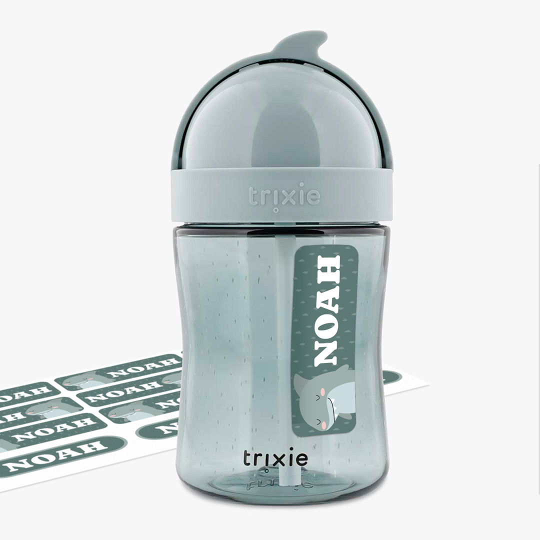 Trixie_Mr_Shark_Straw_Cup_300ml Trixie_Mr_Shark_Straw_Cup_300ml