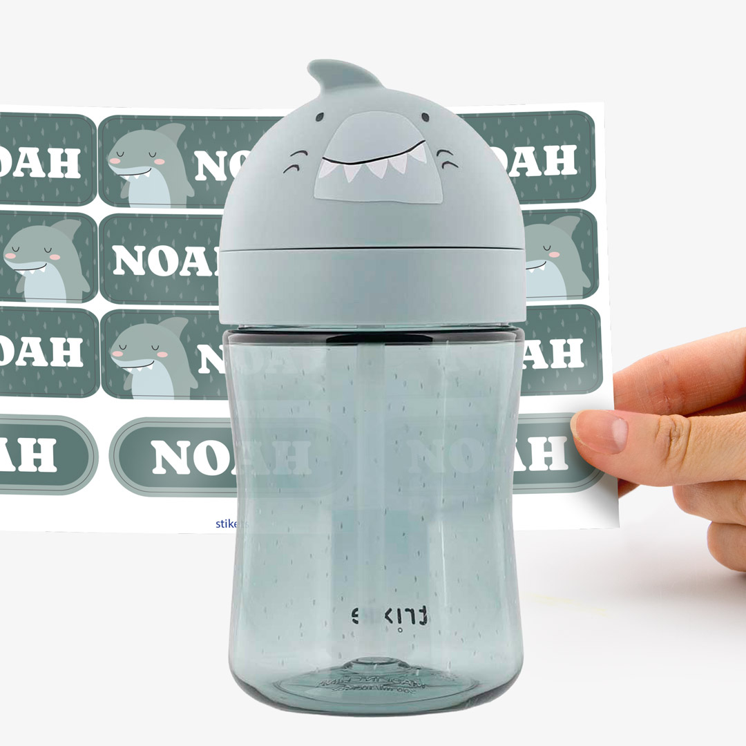 Trixie_Mr_Shark_Straw_Cup_300ml Trixie_Mr_Shark_Straw_Cup_300ml