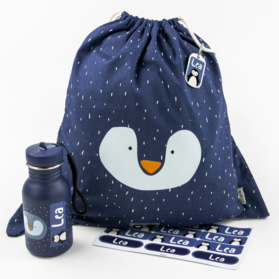 Personalizowane worki plecaki Mr. Penguin Trixie