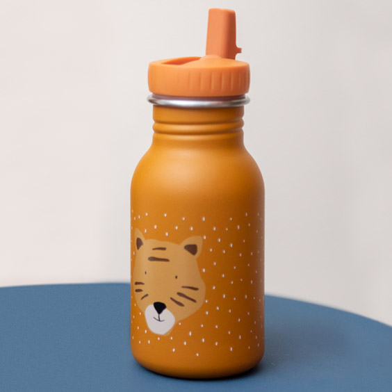 Botella Mr. Tiger Trixie personalizable para niños