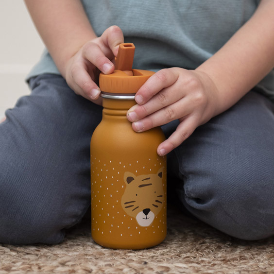 Botella Mr. Tiger Trixie personalizable para niños