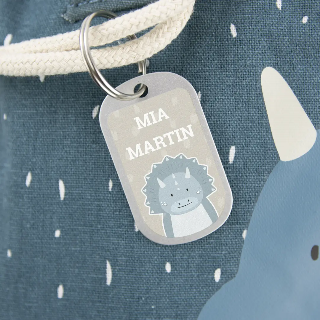 Mochila saco infantil Trixie Mr. Triceratops