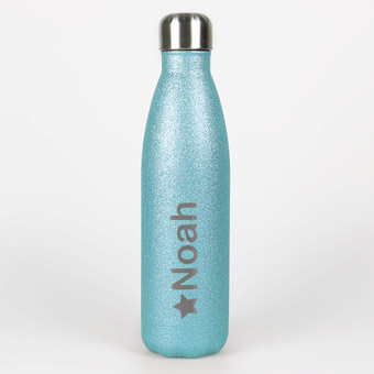 Personalisierte Thermosflasche 500 ml in Hellblau