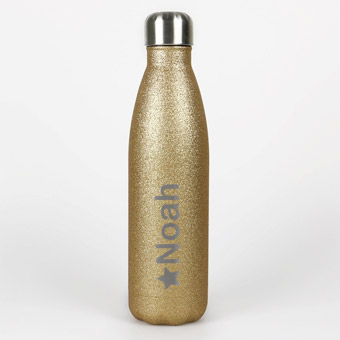 Gold 500ml Personalised Thermal Bottle