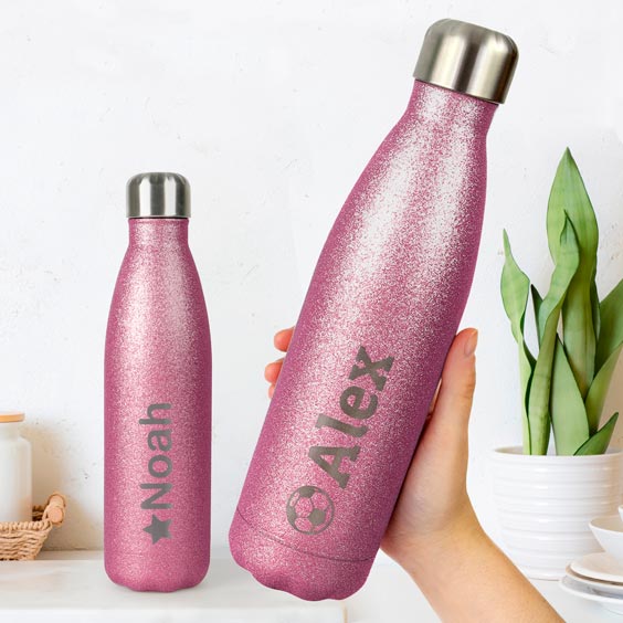 Pink 500ml Personalized Thermal Bottle