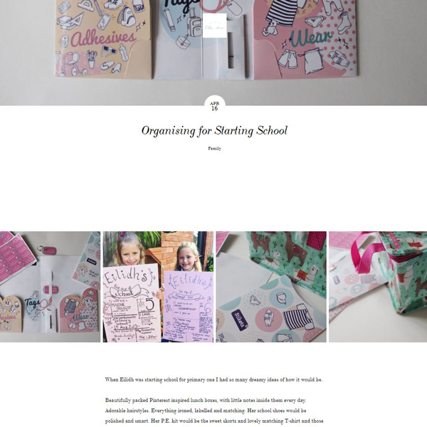 Organising for Starting School