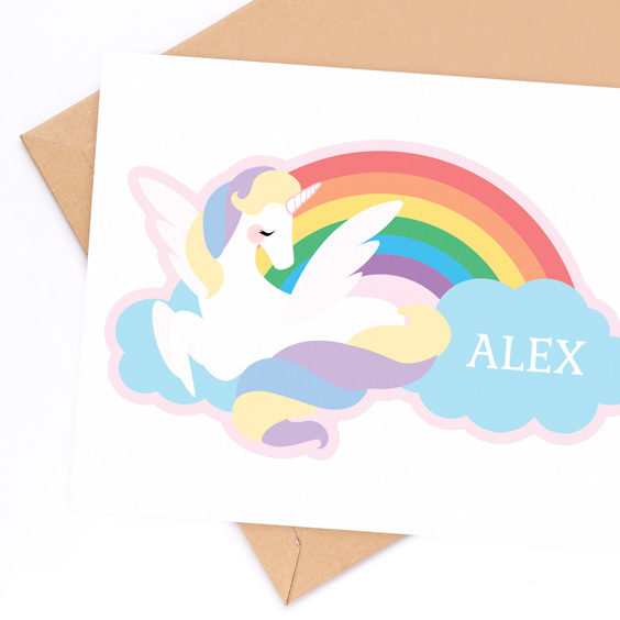 Unicorns and Rainbows Wall Stickers
