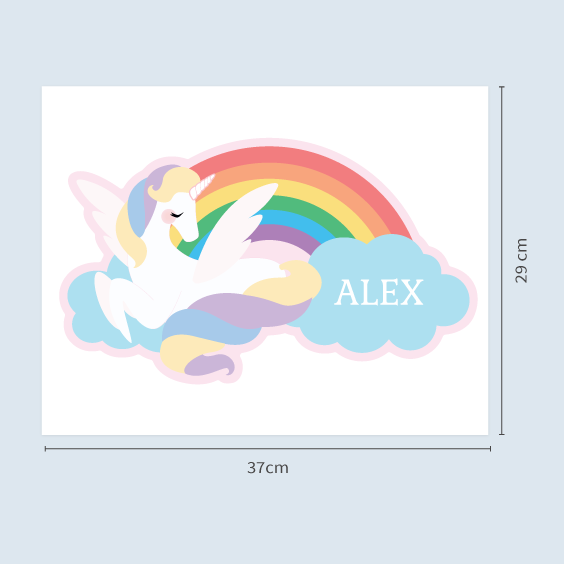 Unicorns and Rainbows Wall Stickers