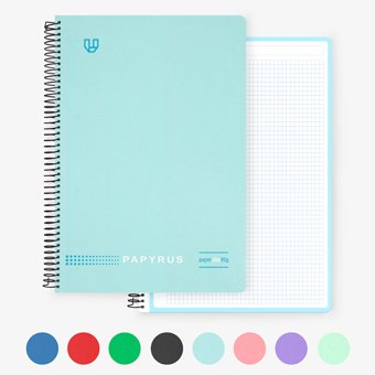 Cuaderno A4 Papyrus con tapa extradura