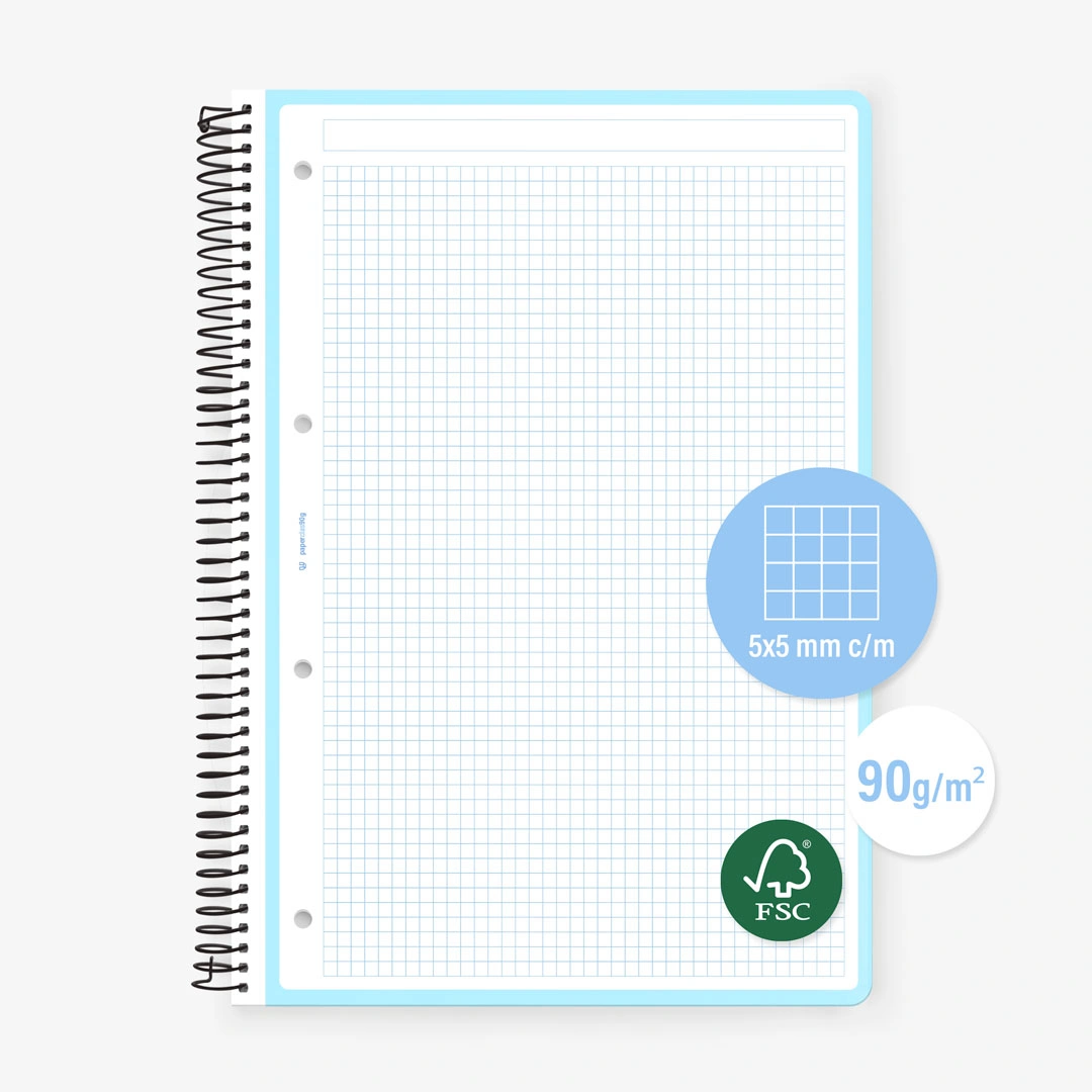 Cuaderno A4 Papyrus con tapa extradura