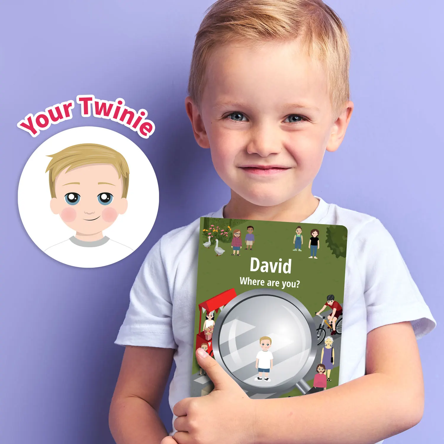 Where is My Twinie? Personalised Book by Stikets Where is My Twinie? Personalised Book by Stikets