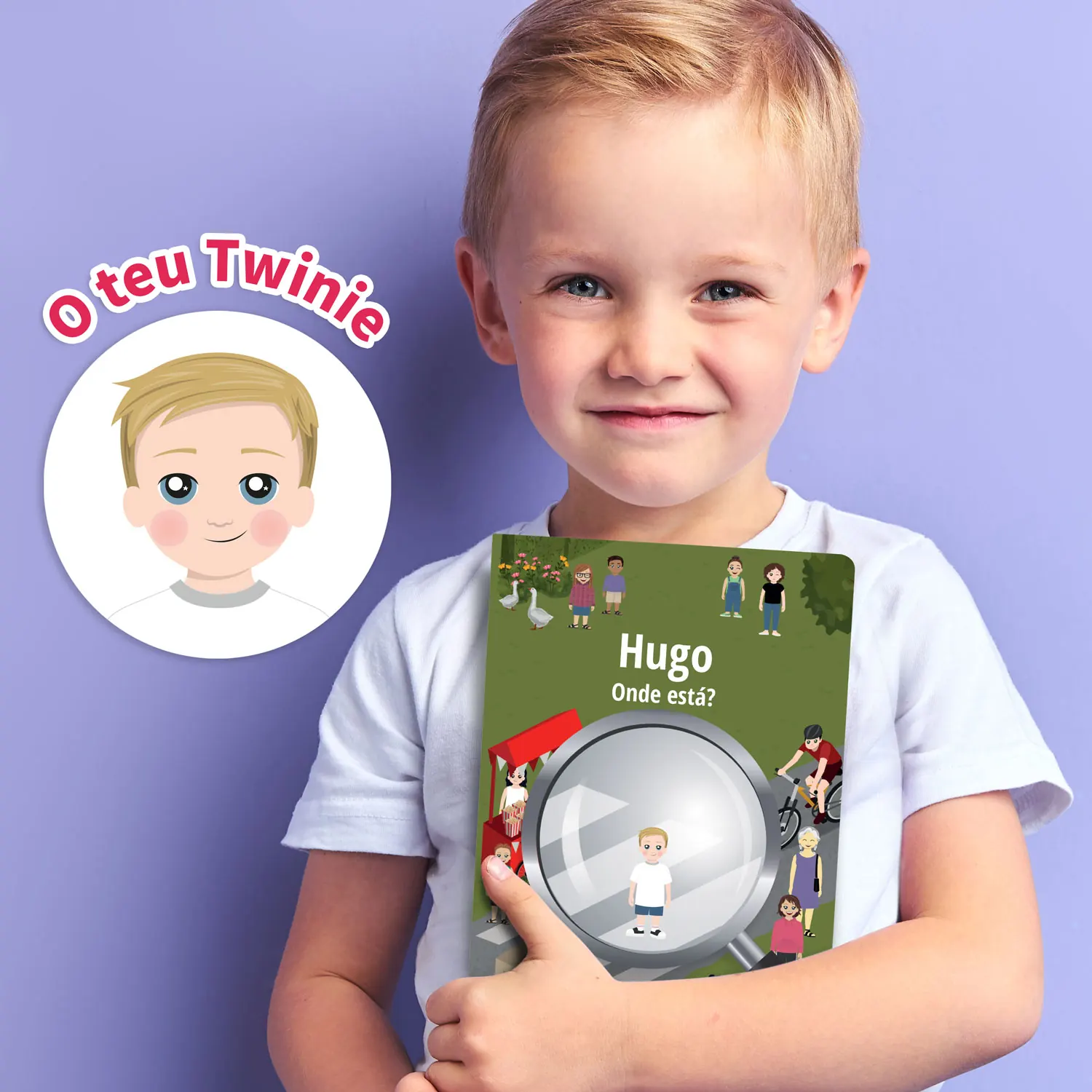 Livro Onde estás? personalizado Livro Onde estás? personalizado