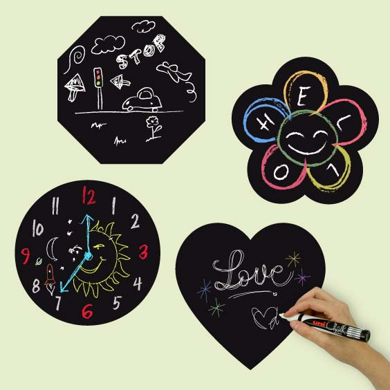 Chalkboard Decal Shapes