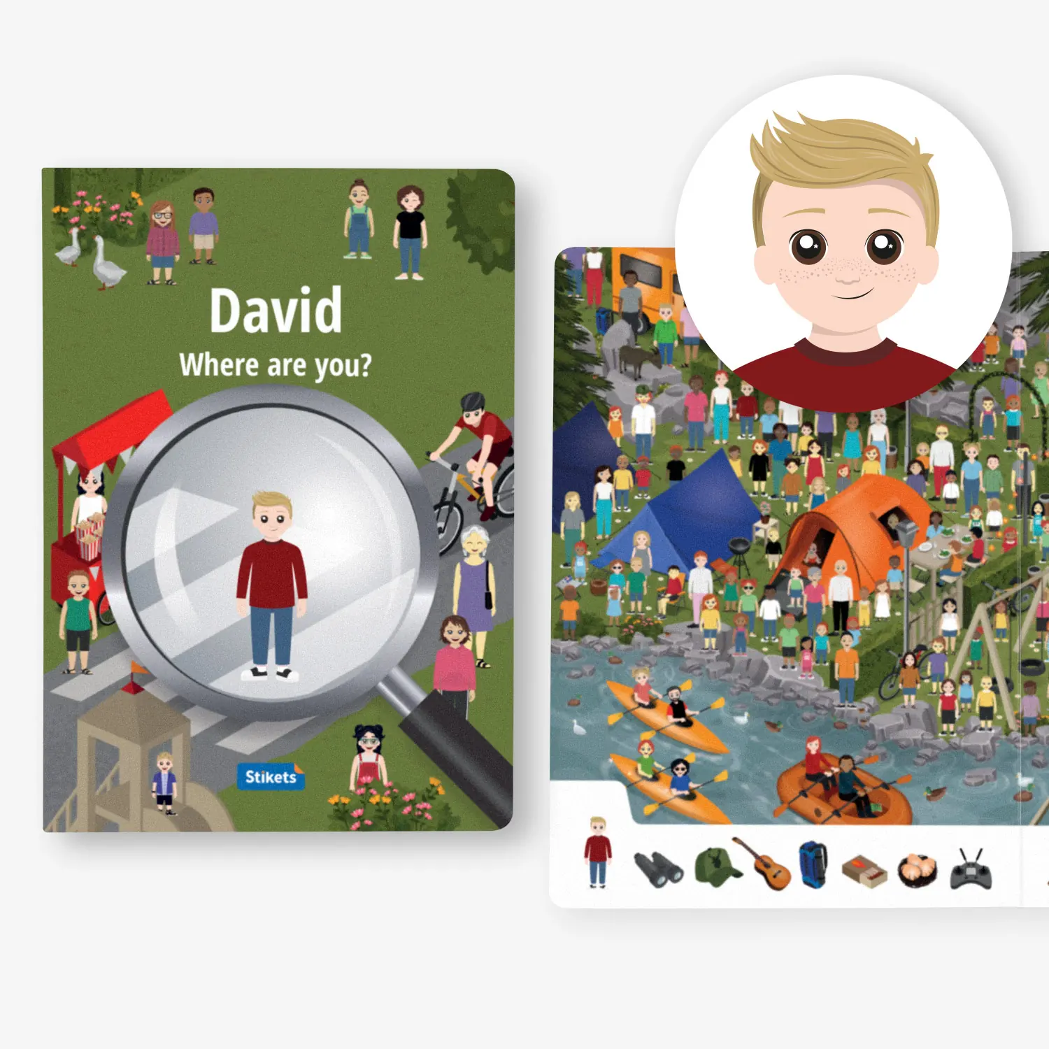 Where is My Twinie? Personalised Book by Stikets Where is My Twinie? Personalised Book by Stikets