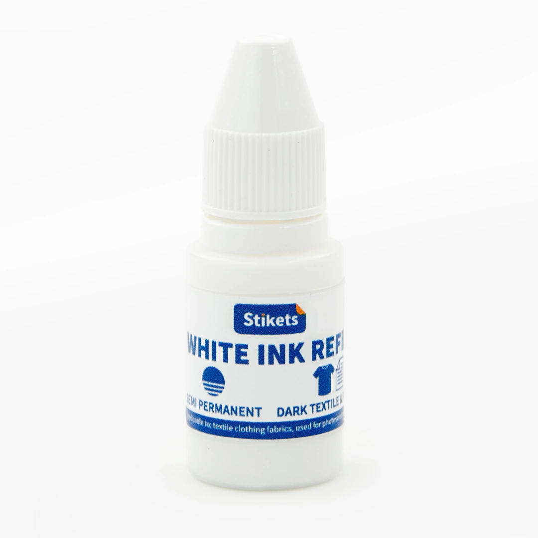 Biely atrament pre personalizovanú detskú pečiatku od Stikets