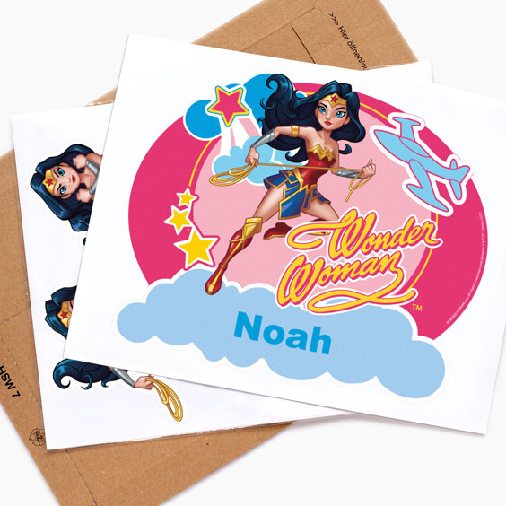 Wonder Woman Personalized Wall Decals