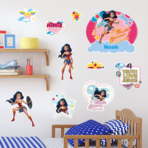 Sticker mural personnalisé Wonder Woman