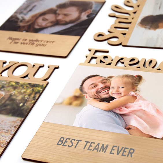 Large Personalised Photo Plaque