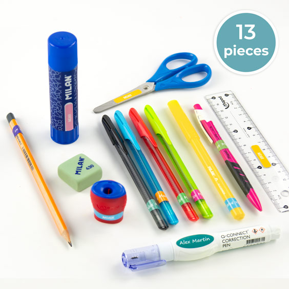 Set of 13 Writing Supply Items